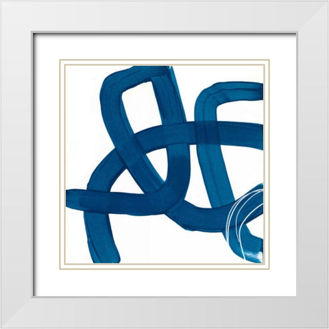 Spool I White Modern Wood Framed Art Print with Double Matting by Vess, June Erica