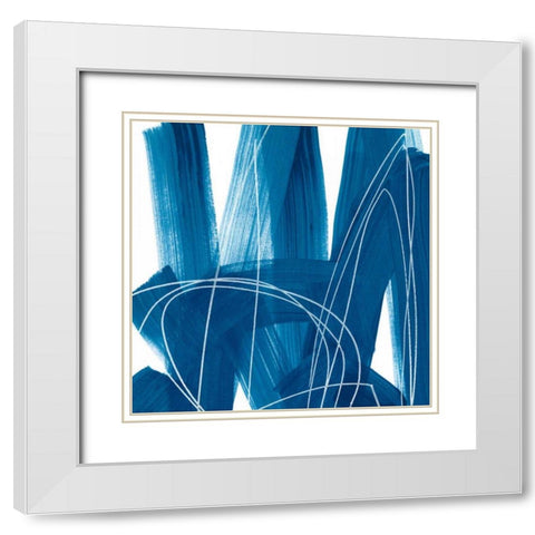 Spool VI White Modern Wood Framed Art Print with Double Matting by Vess, June Erica