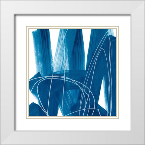 Spool VI White Modern Wood Framed Art Print with Double Matting by Vess, June Erica