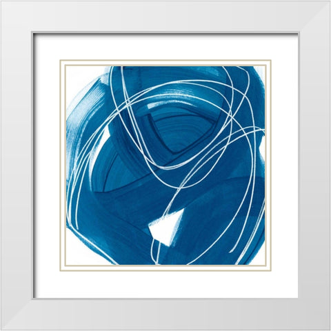 Spool VIII White Modern Wood Framed Art Print with Double Matting by Vess, June Erica