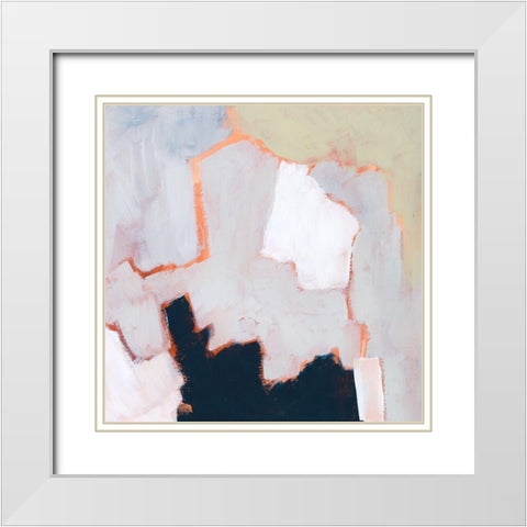 Raze I White Modern Wood Framed Art Print with Double Matting by Borges, Victoria