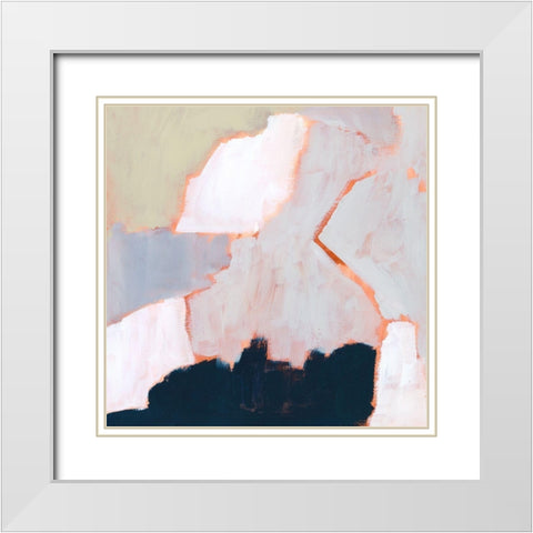 Raze II White Modern Wood Framed Art Print with Double Matting by Borges, Victoria