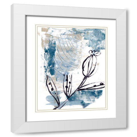 Mid Summer Nights Dream I White Modern Wood Framed Art Print with Double Matting by Wang, Melissa