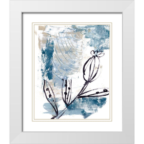 Mid Summer Nights Dream I White Modern Wood Framed Art Print with Double Matting by Wang, Melissa