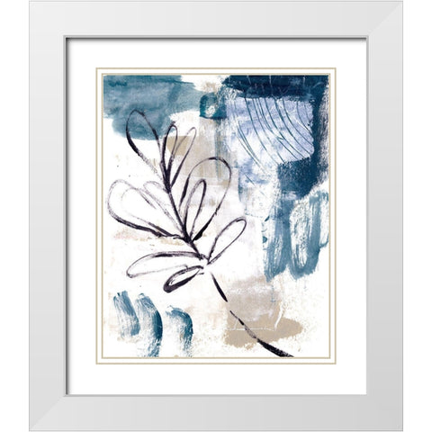 Mid Summer Nights Dream II White Modern Wood Framed Art Print with Double Matting by Wang, Melissa