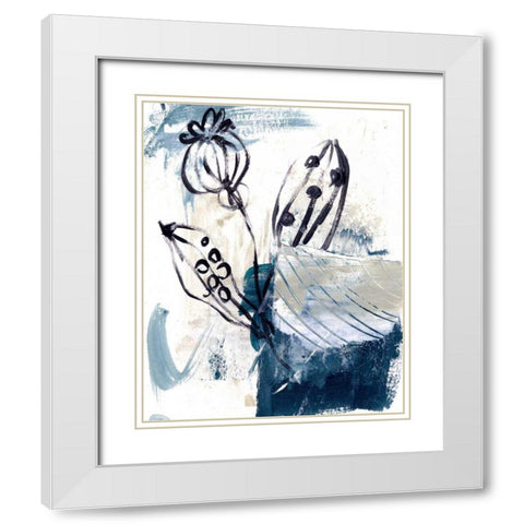 Mid Summer Nights Dream IV White Modern Wood Framed Art Print with Double Matting by Wang, Melissa