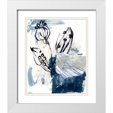 Mid Summer Nights Dream IV White Modern Wood Framed Art Print with Double Matting by Wang, Melissa