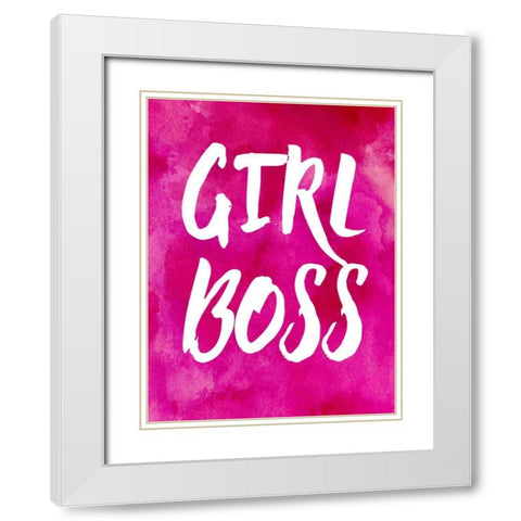 You Go I White Modern Wood Framed Art Print with Double Matting by Sizemore, Natalie