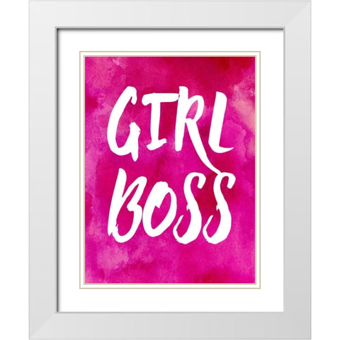 You Go I White Modern Wood Framed Art Print with Double Matting by Sizemore, Natalie