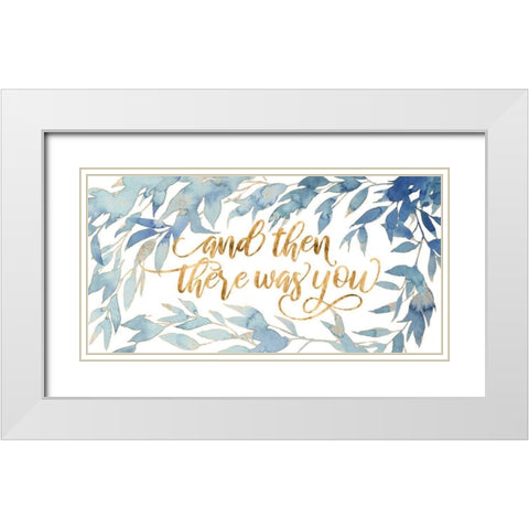 Glam Love II White Modern Wood Framed Art Print with Double Matting by Popp, Grace