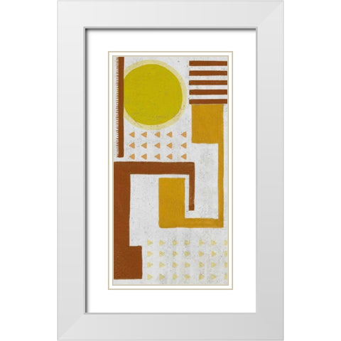 Mountain Cloud III White Modern Wood Framed Art Print with Double Matting by Wang, Melissa