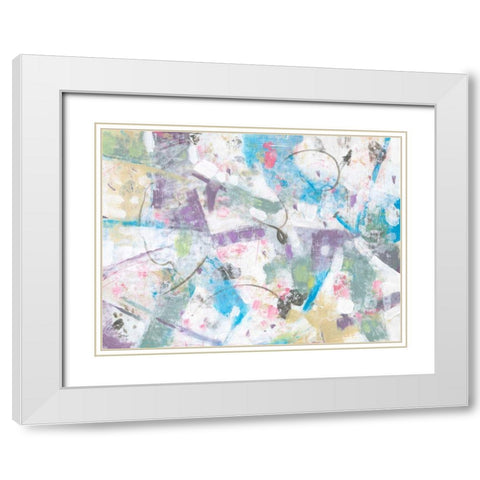 Loose Wire III White Modern Wood Framed Art Print with Double Matting by OToole, Tim