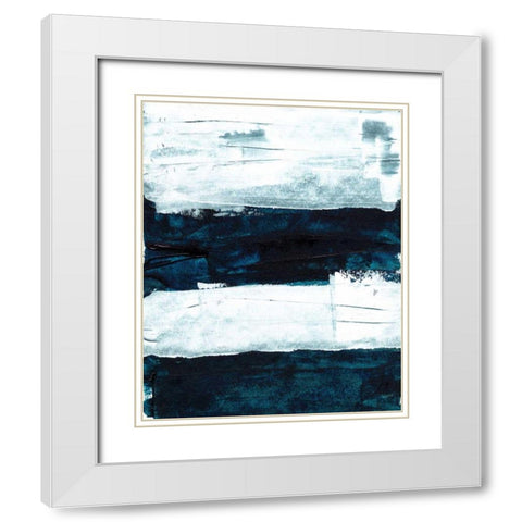 Deep Within I White Modern Wood Framed Art Print with Double Matting by Wang, Melissa