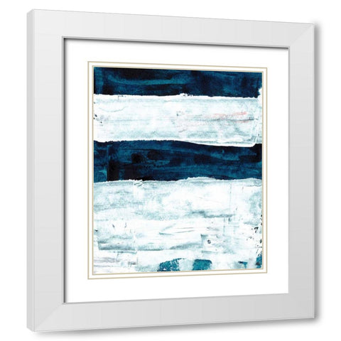 Deep Within II White Modern Wood Framed Art Print with Double Matting by Wang, Melissa