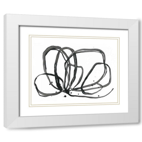 Twine Bundle II White Modern Wood Framed Art Print with Double Matting by Vess, June Erica