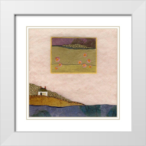 Tiny House I White Modern Wood Framed Art Print with Double Matting by Savory, Susan