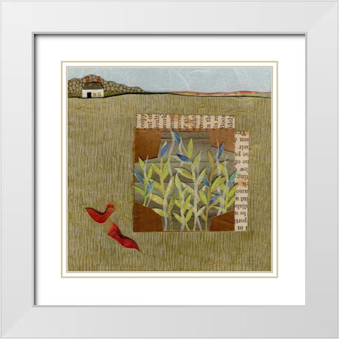 Tiny House II White Modern Wood Framed Art Print with Double Matting by Savory, Susan