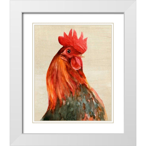 Break of Dawn I White Modern Wood Framed Art Print with Double Matting by Warren, Annie