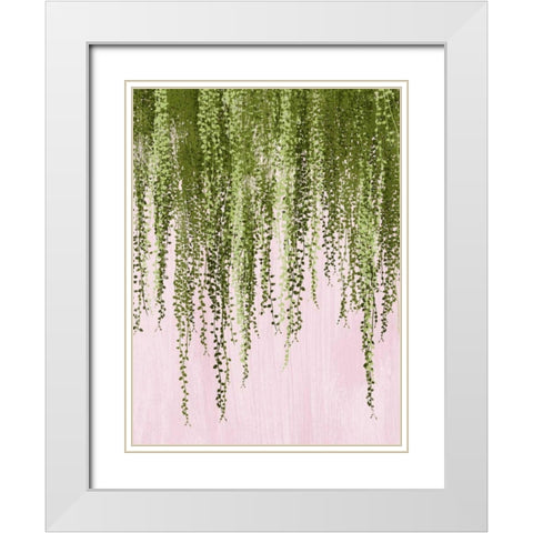 String of Pearls II White Modern Wood Framed Art Print with Double Matting by Popp, Grace