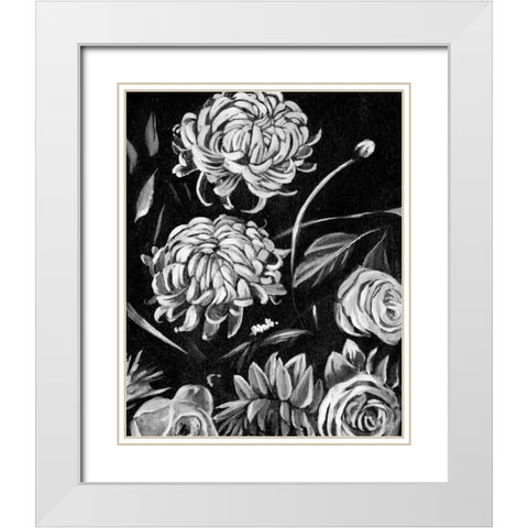 Enchanted Bloom II White Modern Wood Framed Art Print with Double Matting by Warren, Annie