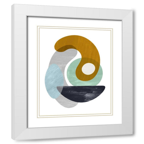 Naturess II White Modern Wood Framed Art Print with Double Matting by Popp, Grace