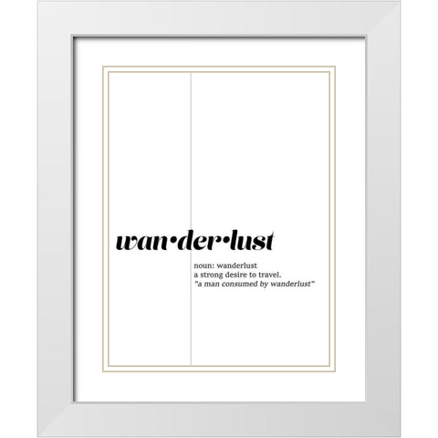 Find Meaning I White Modern Wood Framed Art Print with Double Matting by Fagalde, Jarman
