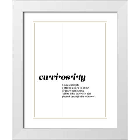 Find Meaning II White Modern Wood Framed Art Print with Double Matting by Fagalde, Jarman