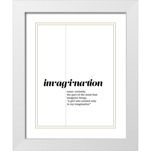 Find Meaning III White Modern Wood Framed Art Print with Double Matting by Fagalde, Jarman