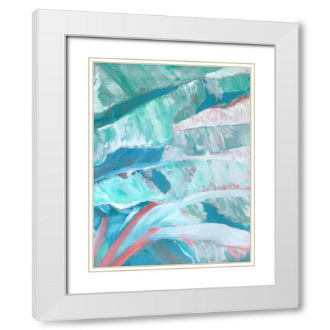Banana Suave II White Modern Wood Framed Art Print with Double Matting by Wilkins, Suzanne
