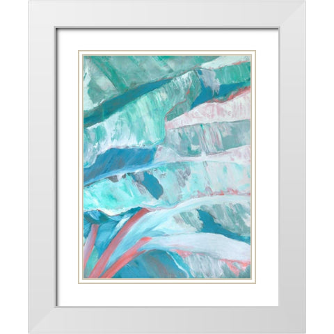 Banana Suave II White Modern Wood Framed Art Print with Double Matting by Wilkins, Suzanne