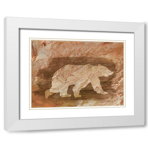 Lodge Chaperone II White Modern Wood Framed Art Print with Double Matting by Moore, Regina