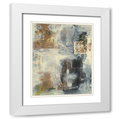 Camouflage II White Modern Wood Framed Art Print with Double Matting by Moore, Regina