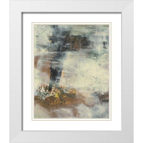 Camouflage III White Modern Wood Framed Art Print with Double Matting by Moore, Regina