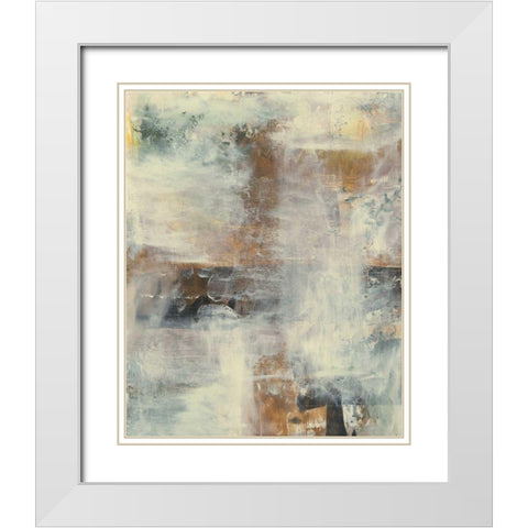 Camouflage IV White Modern Wood Framed Art Print with Double Matting by Moore, Regina