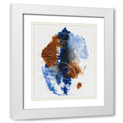 Cozy I White Modern Wood Framed Art Print with Double Matting by Combs, Joyce