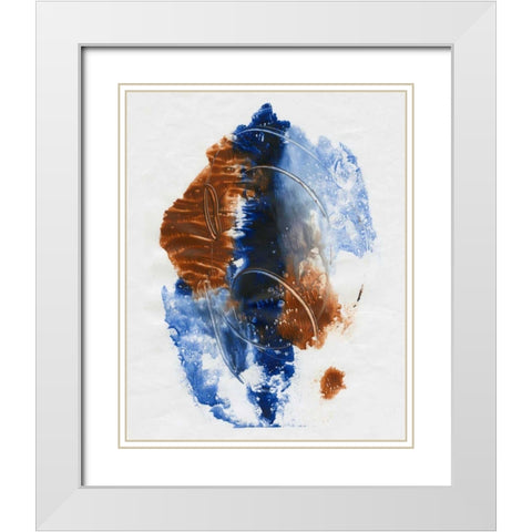 Cozy I White Modern Wood Framed Art Print with Double Matting by Combs, Joyce