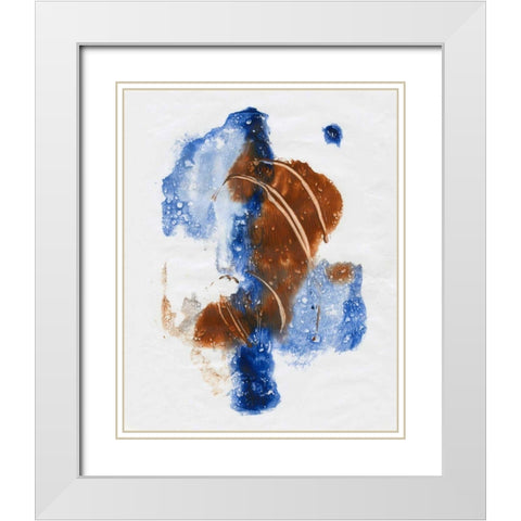Cozy II White Modern Wood Framed Art Print with Double Matting by Combs, Joyce