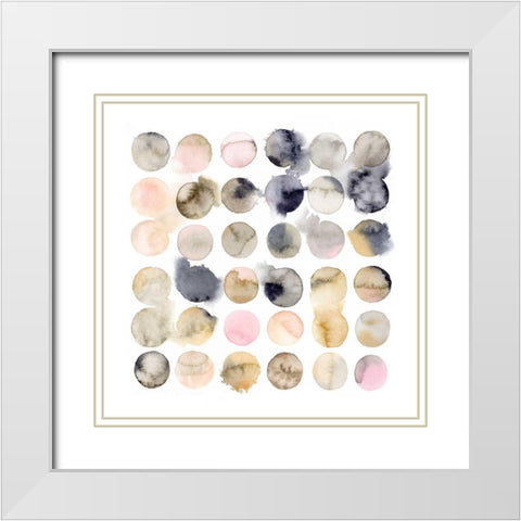 Dream Planets II White Modern Wood Framed Art Print with Double Matting by Popp, Grace