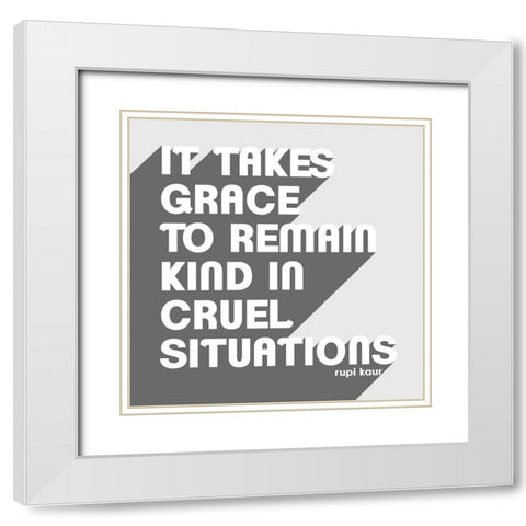 Let Go I White Modern Wood Framed Art Print with Double Matting by Popp, Grace