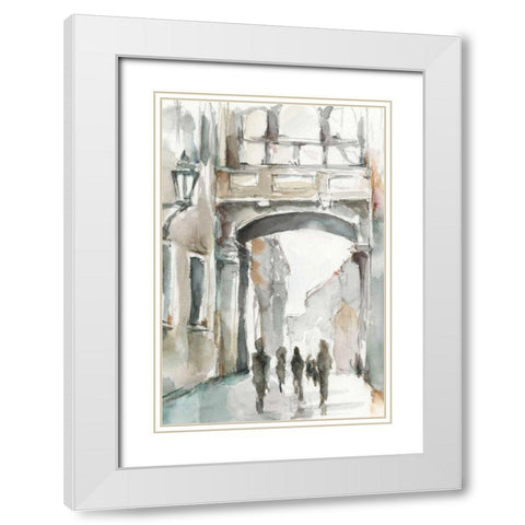 Watercolor Arch Studies I White Modern Wood Framed Art Print with Double Matting by Harper, Ethan