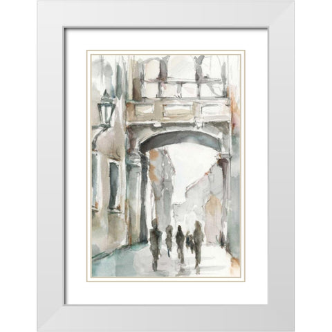 Watercolor Arch Studies I White Modern Wood Framed Art Print with Double Matting by Harper, Ethan