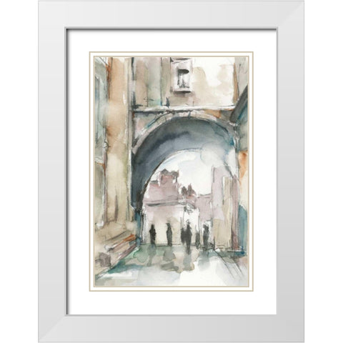 Watercolor Arch Studies II White Modern Wood Framed Art Print with Double Matting by Harper, Ethan