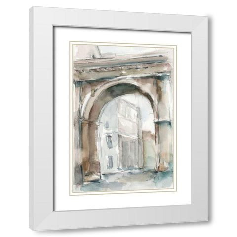 Watercolor Arch Studies III White Modern Wood Framed Art Print with Double Matting by Harper, Ethan