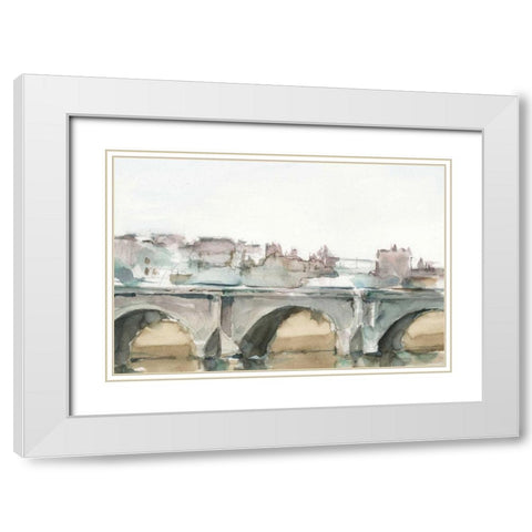 Watercolor Arch Studies V White Modern Wood Framed Art Print with Double Matting by Harper, Ethan