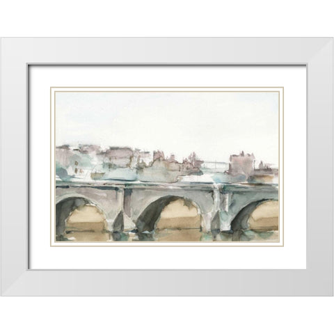 Watercolor Arch Studies V White Modern Wood Framed Art Print with Double Matting by Harper, Ethan