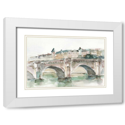 Watercolor Arch Studies VI White Modern Wood Framed Art Print with Double Matting by Harper, Ethan