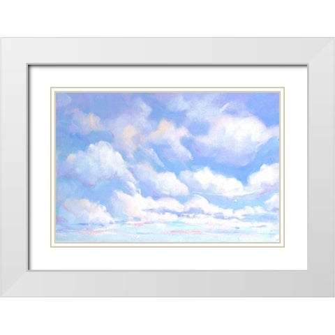 Sky High I White Modern Wood Framed Art Print with Double Matting by OToole, Tim