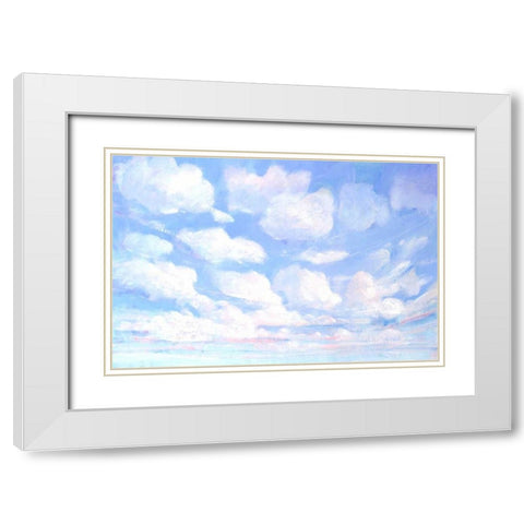 Sky High II White Modern Wood Framed Art Print with Double Matting by OToole, Tim