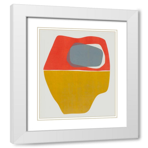 Hoodoo I White Modern Wood Framed Art Print with Double Matting by Delamater, Rob
