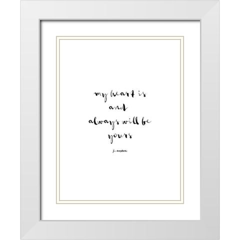 Classic Quotes II White Modern Wood Framed Art Print with Double Matting by Fagalde, Jarman
